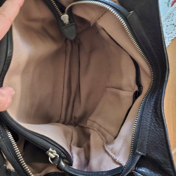 RADLEY London NWOT Rare Retro Black Pebbled Leather bag - Picture 8 of 16